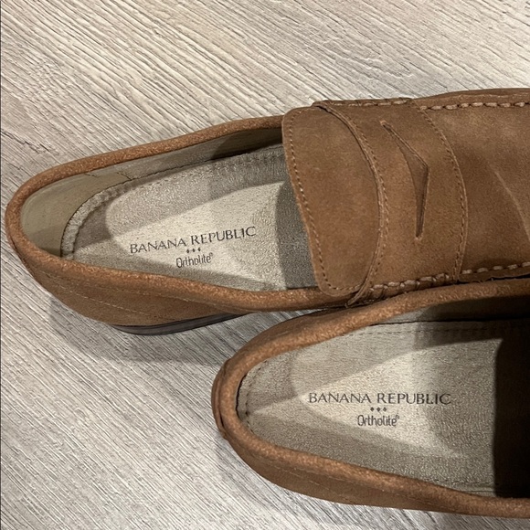 Banana Republic Factory Tan Suede Loafers - Picture 3 of 3